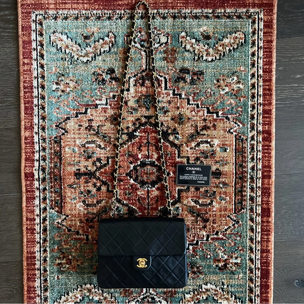 SOLD** Chanel Vintage Classic Mini Square Single Flap Bag - Picture 6 of 14